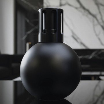 Genie lamp mosaic negro